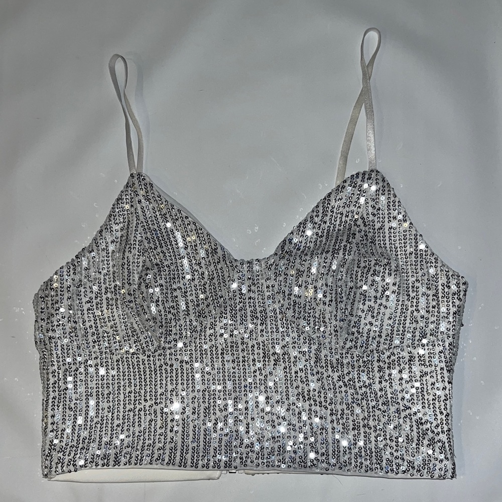 Vimoisa amazon sparkly sequin tank top